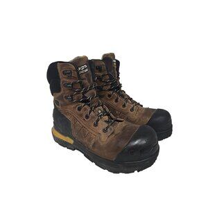 Dakota Work PRO Men's 8" 8300 Comp. Toe Comp. Plate Work Boots Brown Size 9M